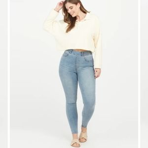 Spanx Ankle Skinny Jeans, Light vintage wash